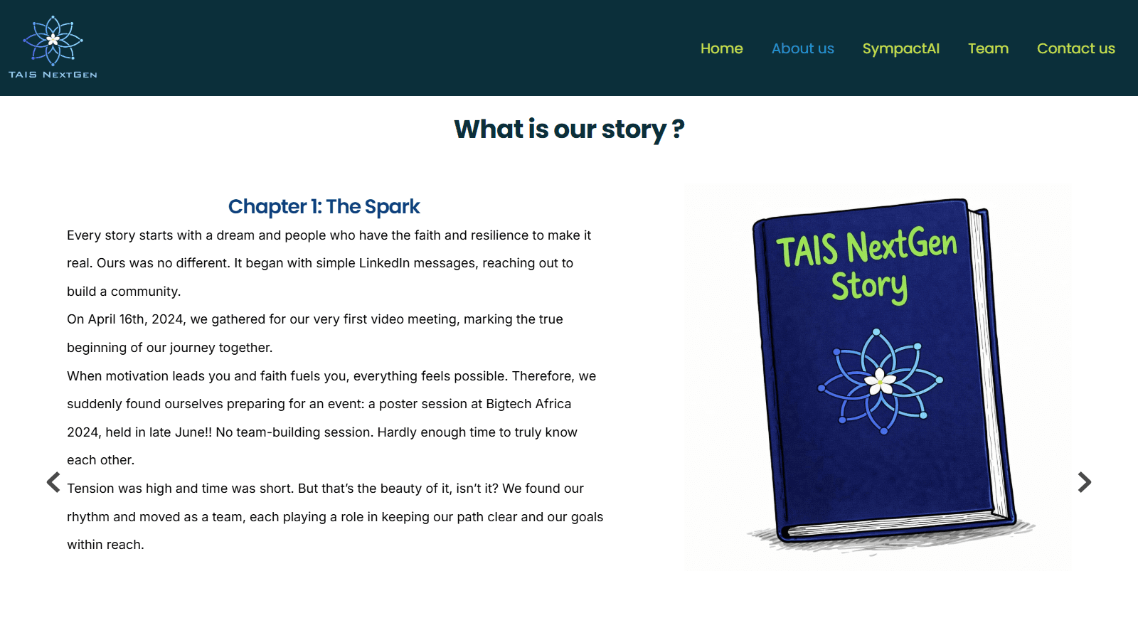 TAIS NextGen About us page